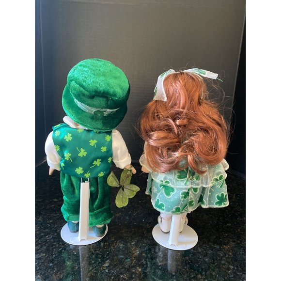 St. Patrick's Day, Collectors Choice, Dan Dee 10" Boy and Girl - Picture 3 of 10